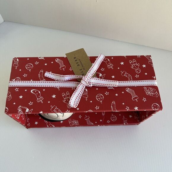 Rae Dunn by Magenta "Joy" Christmas Mug and Ornament Gift Set NEW - Picture 2 of 5